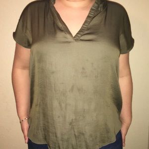 Olive green Blouse